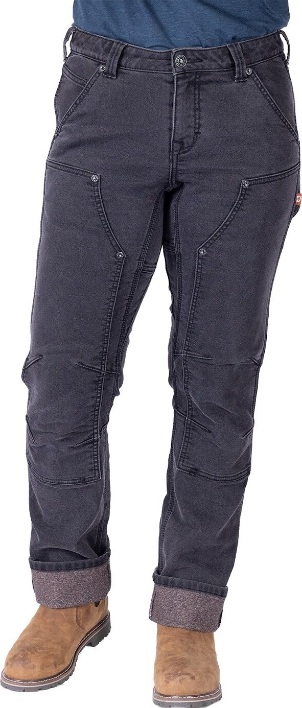 Britt Utility Hotswap Stretch Denim Pants, 30" Inseam - Womens - black 1