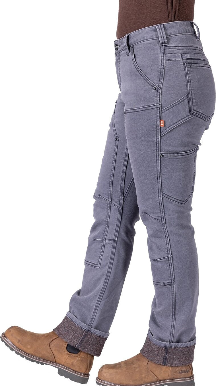 Britt Utility Hotswap Stretch Denim Pants, 30" Inseam - Womens - dark grey 1