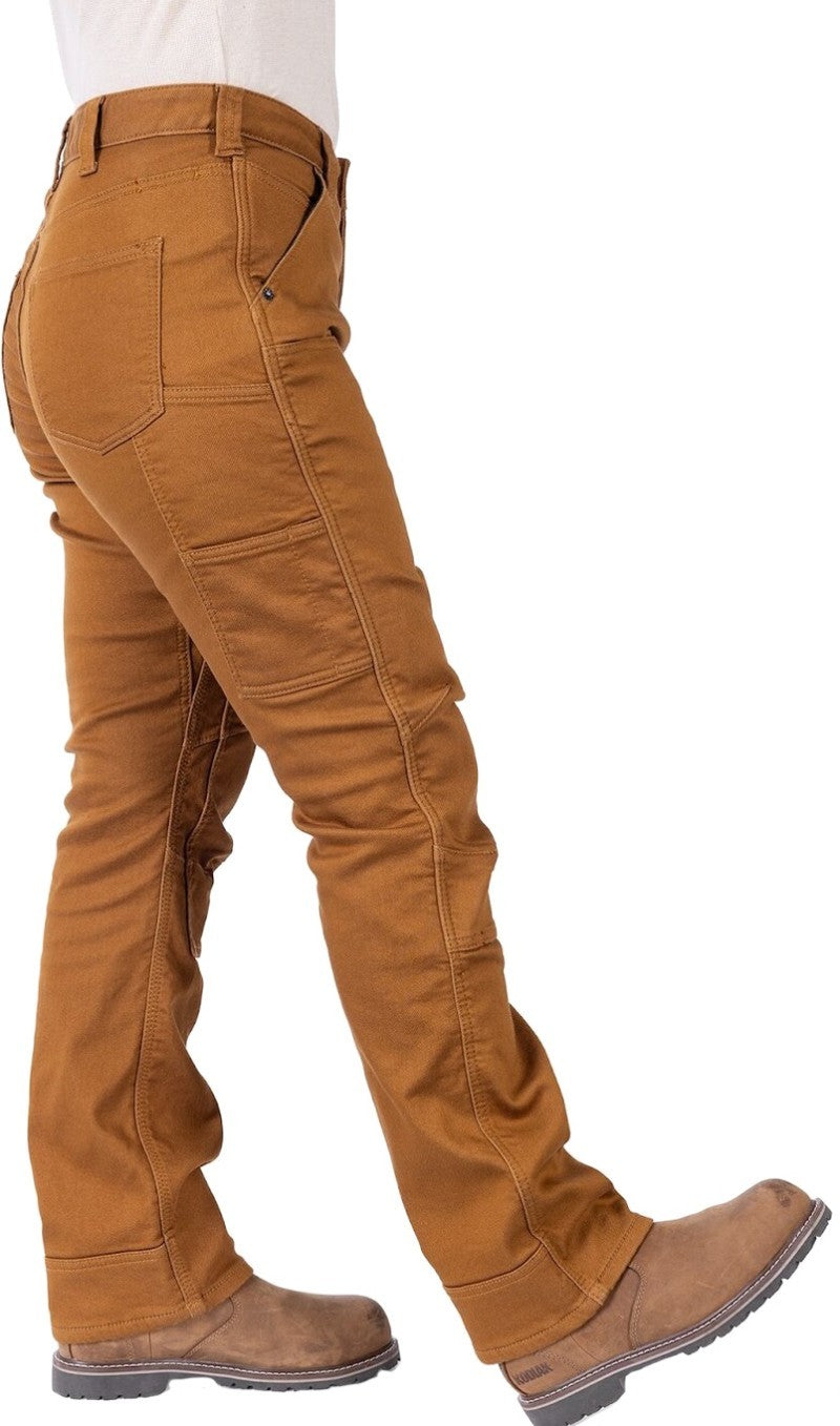 Britt Utility Hotswap Stretch Denim Pants, 30" Inseam - Womens - saddle brown 1