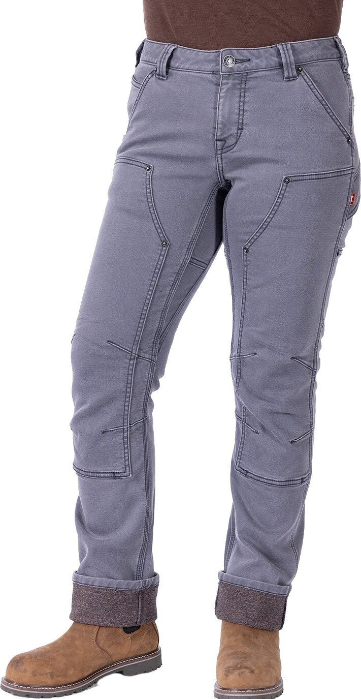 Britt Utility Hotswap Stretch Denim Pants, 32" Inseam - Womens - dark grey 1
