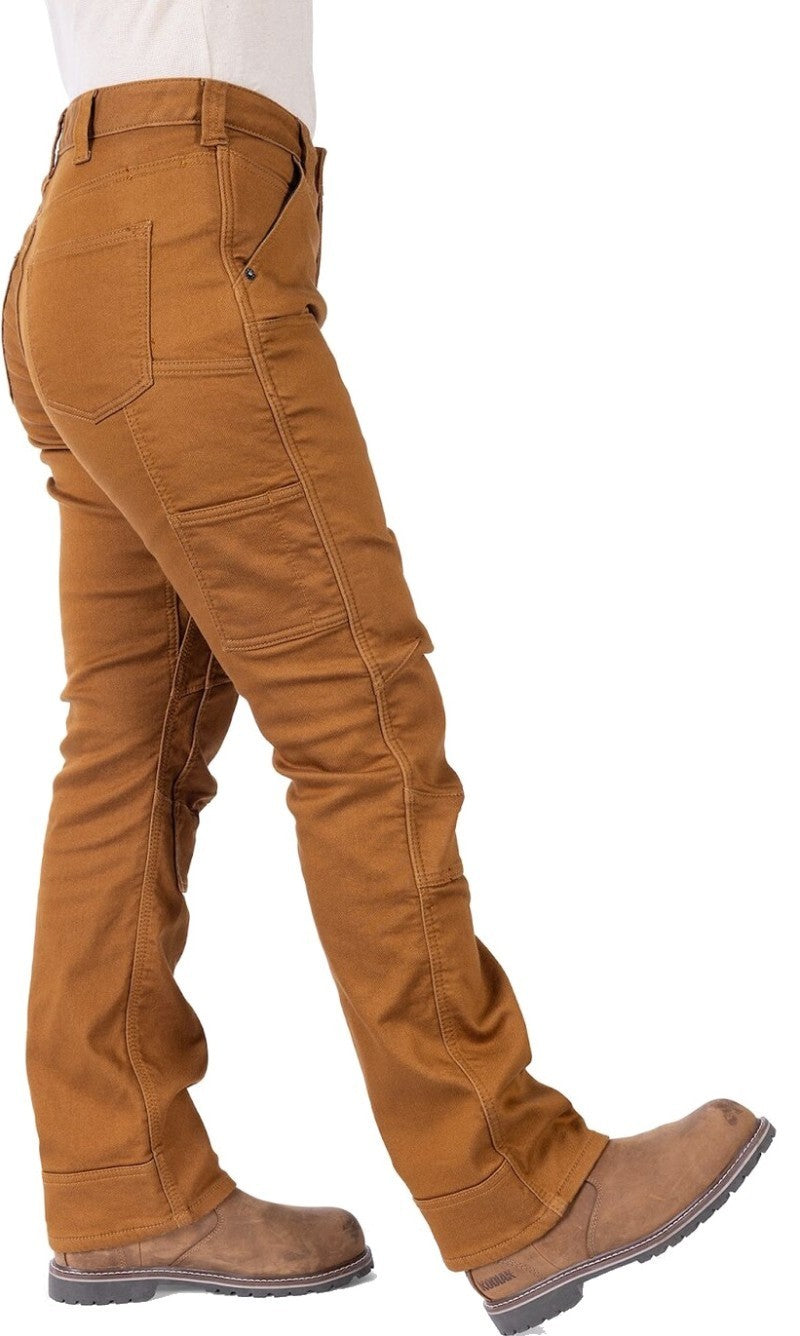 Britt Utility Hotswap Stretch Denim Pants, 32" Inseam - Womens - saddle brown 1