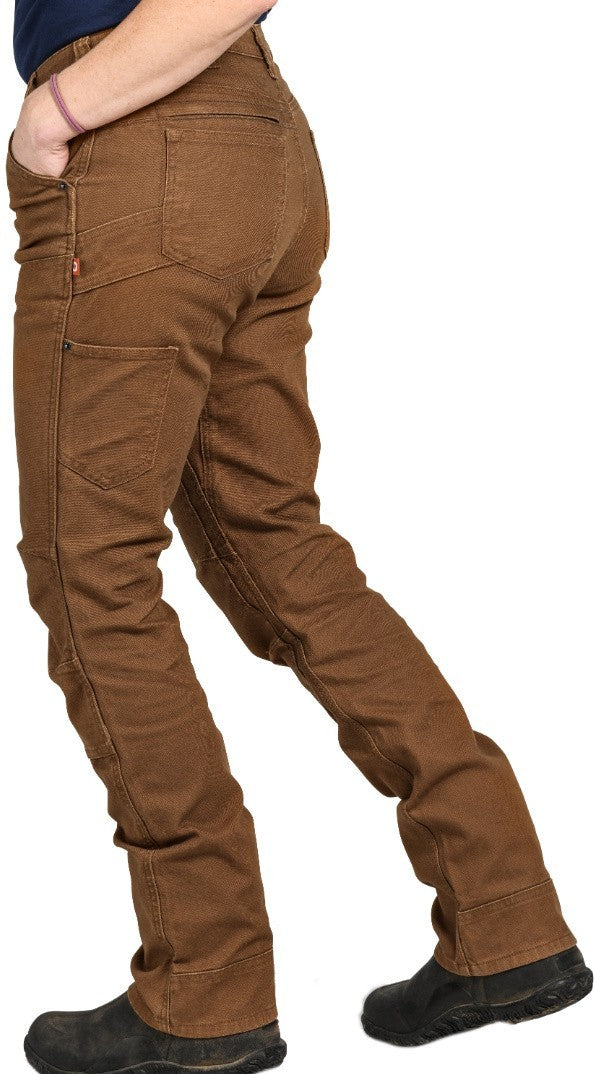 Britt Utility Pants, 28" Inseam - Womens - saddle brown 1