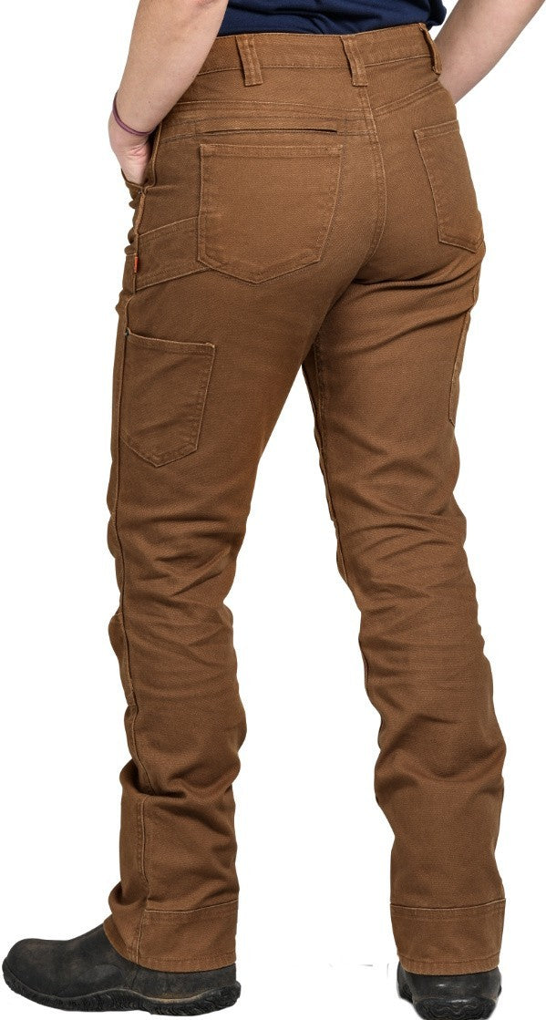 Britt Utility Pants, 28" Inseam - Womens - saddle brown 1