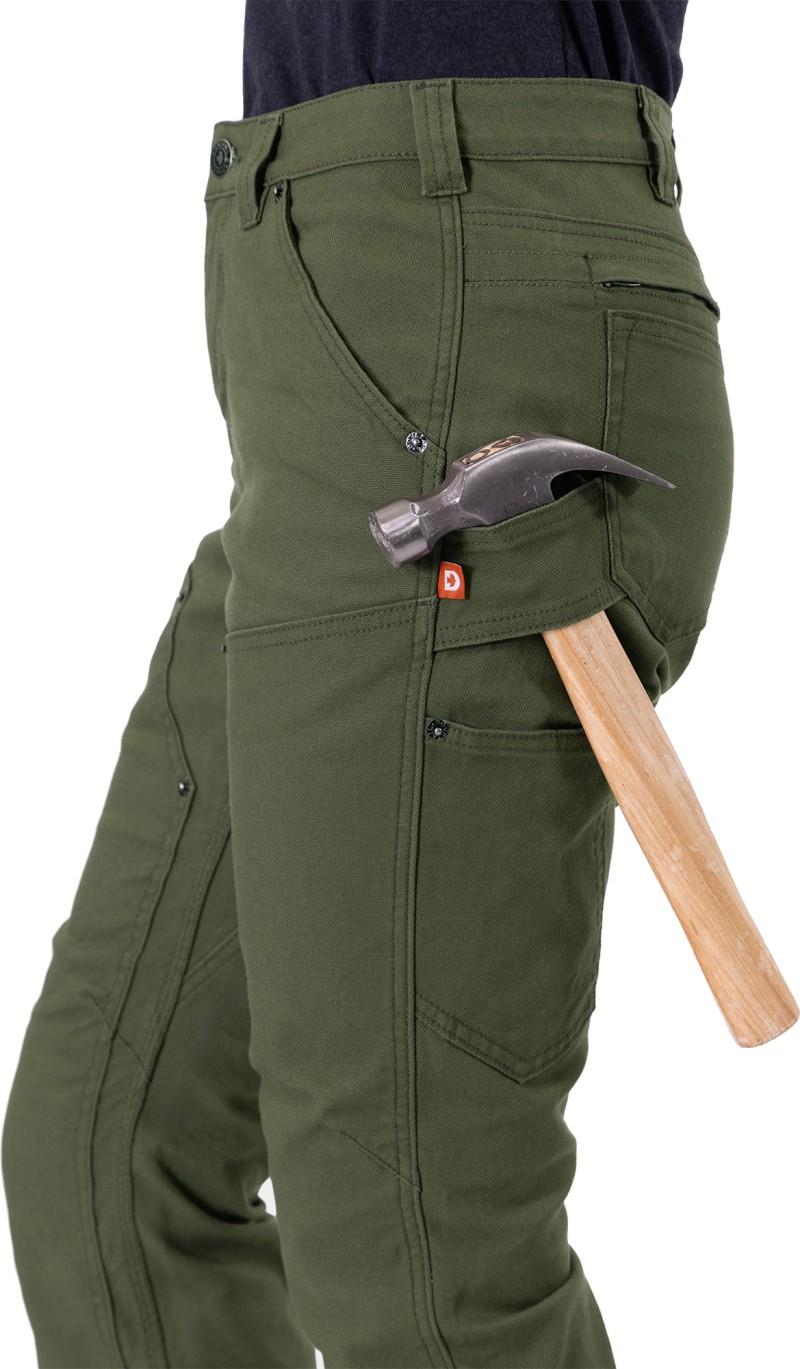 Britt Utility Pants, 36" Inseam - Womens - moss green 1