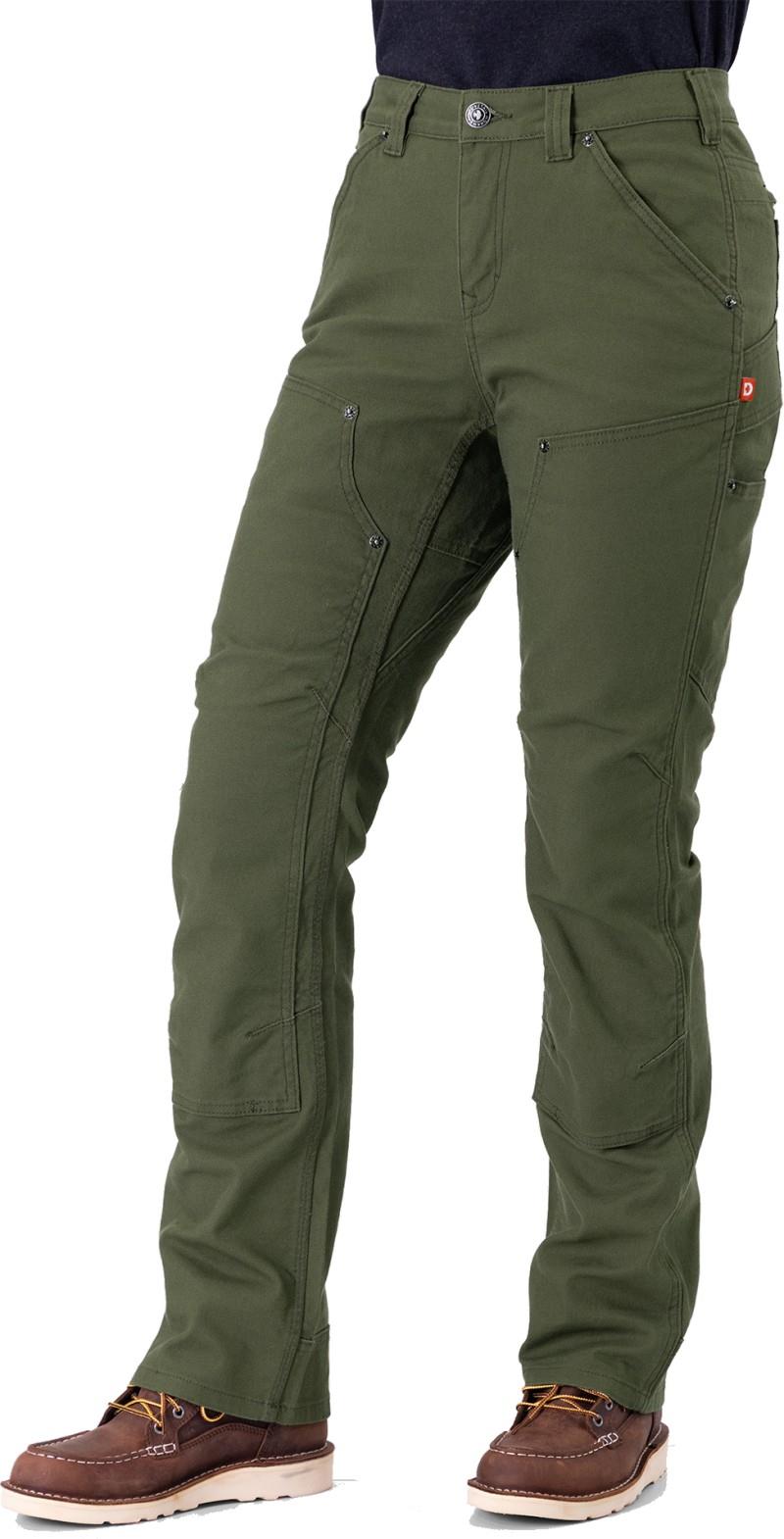 Britt Utility Pants, 36" Inseam - Womens - moss green 1