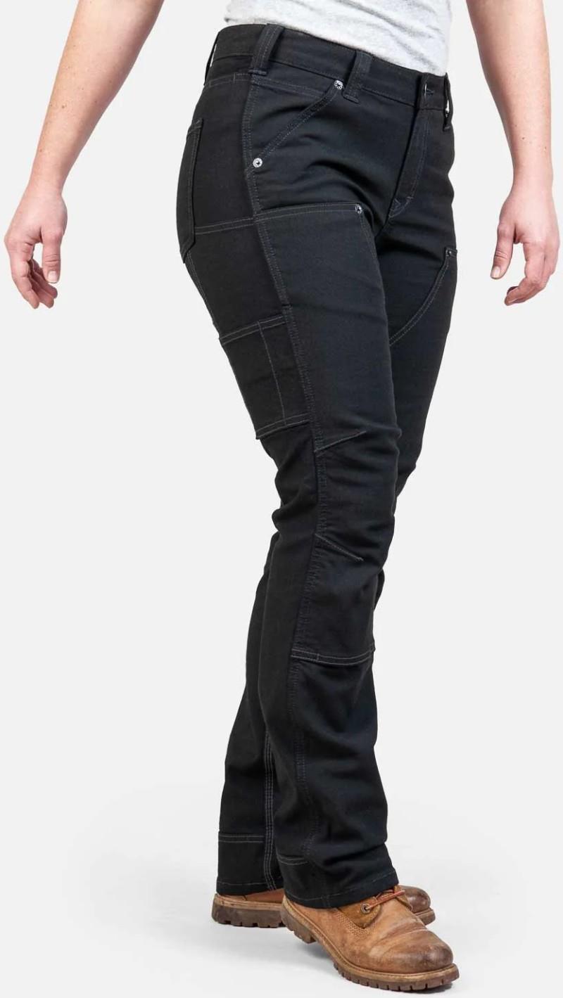 Britt Utility Pants, Canvas, 30" Inseam - Womens - no fade black canvas 1