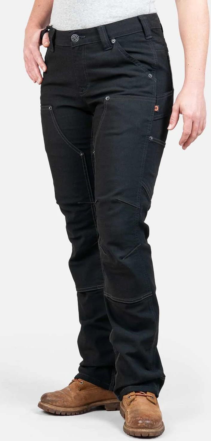 Britt Utility Pants, Canvas, 30" Inseam - Womens - no fade black canvas 1