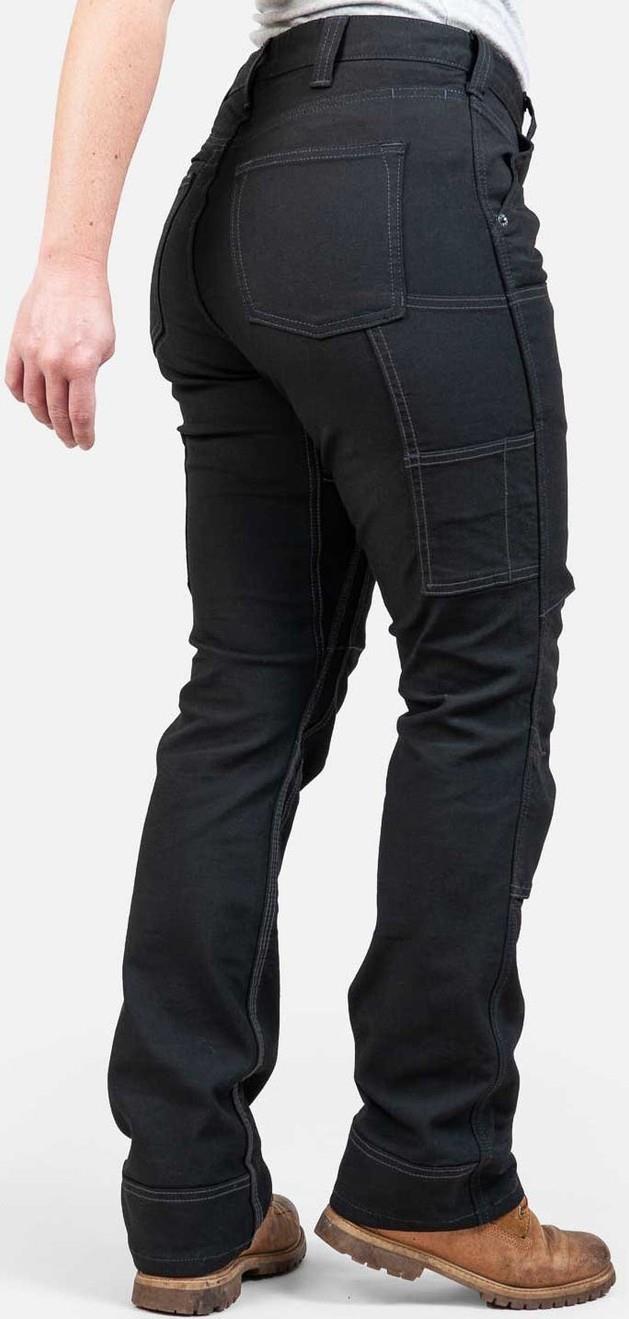 Britt Utility Pants, Canvas, 32" Inseam - Womens - no fade black canvas 1