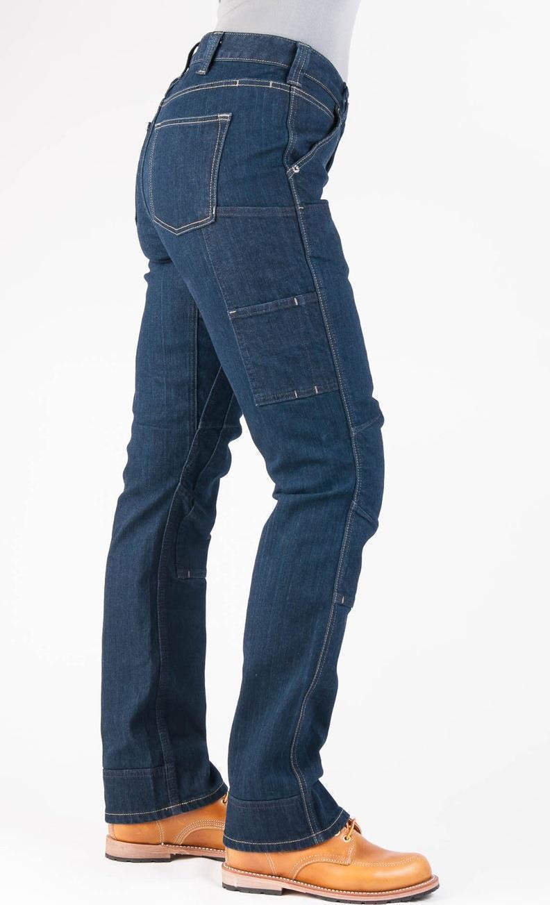 Britt Utility Pants, Denim, 30" Inseam - Womens - indigo denim 1