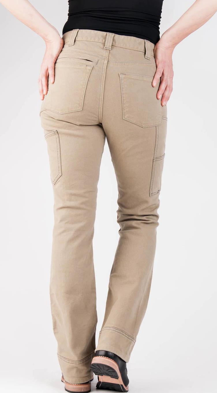 Britt Utility Pants, Denim, 30" Inseam - Womens - natural canvas 1