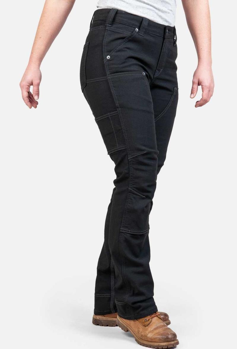 Britt Utility Pants, No Fade Canvas, 28" Inseam - Womens - No Fade Black Canvas 2
