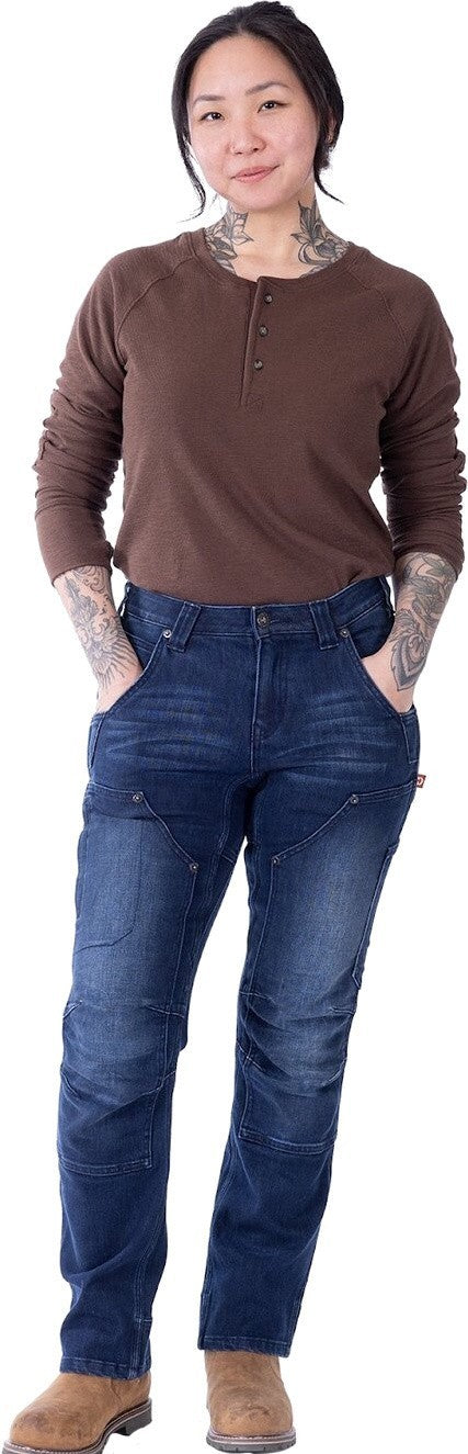 Britt X Graphene Denim Pants, 34" Inseam - Womens - indigo 1