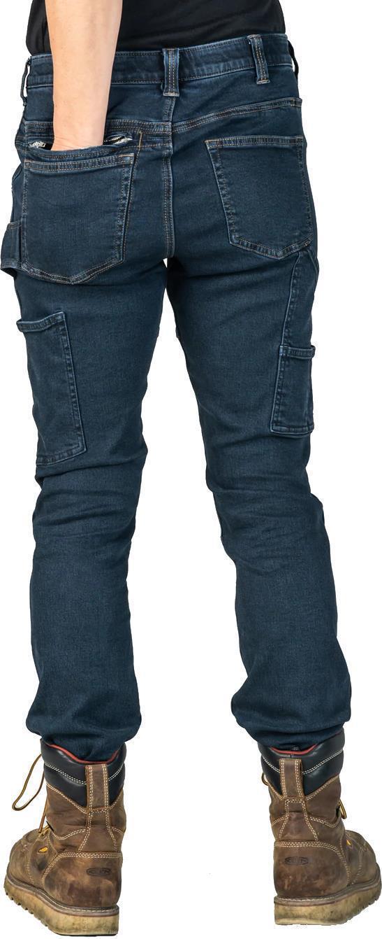 Britt X Power Hemp Pants, 30" Inseam - Womens - Indigo Denim 4