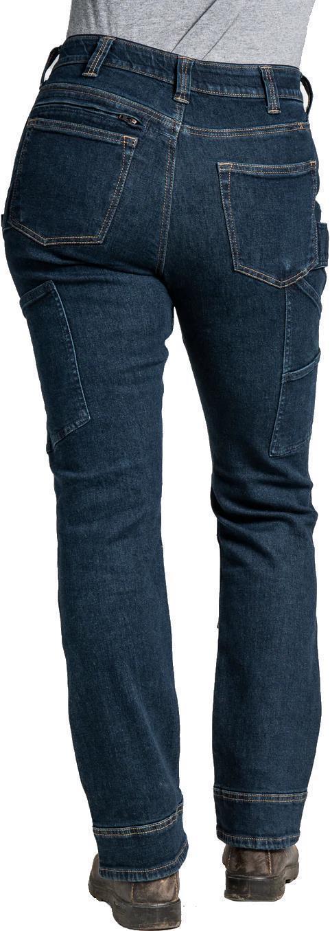 Britt X Power Hemp Pants, 34" Inseam - Womens - Indigo Denim 2