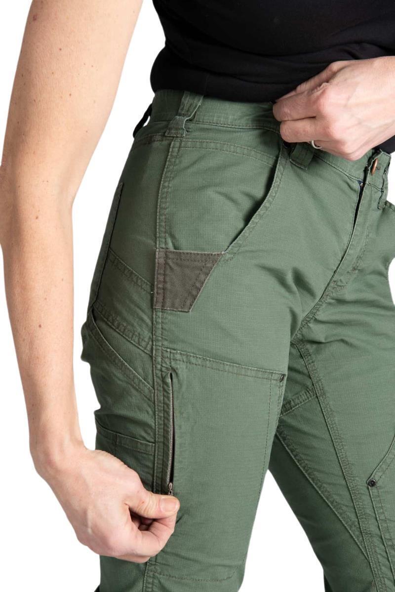 Britt X Ultra Light Pants, 36" Inseam - Womens - Lichen Green Ripstop 3
