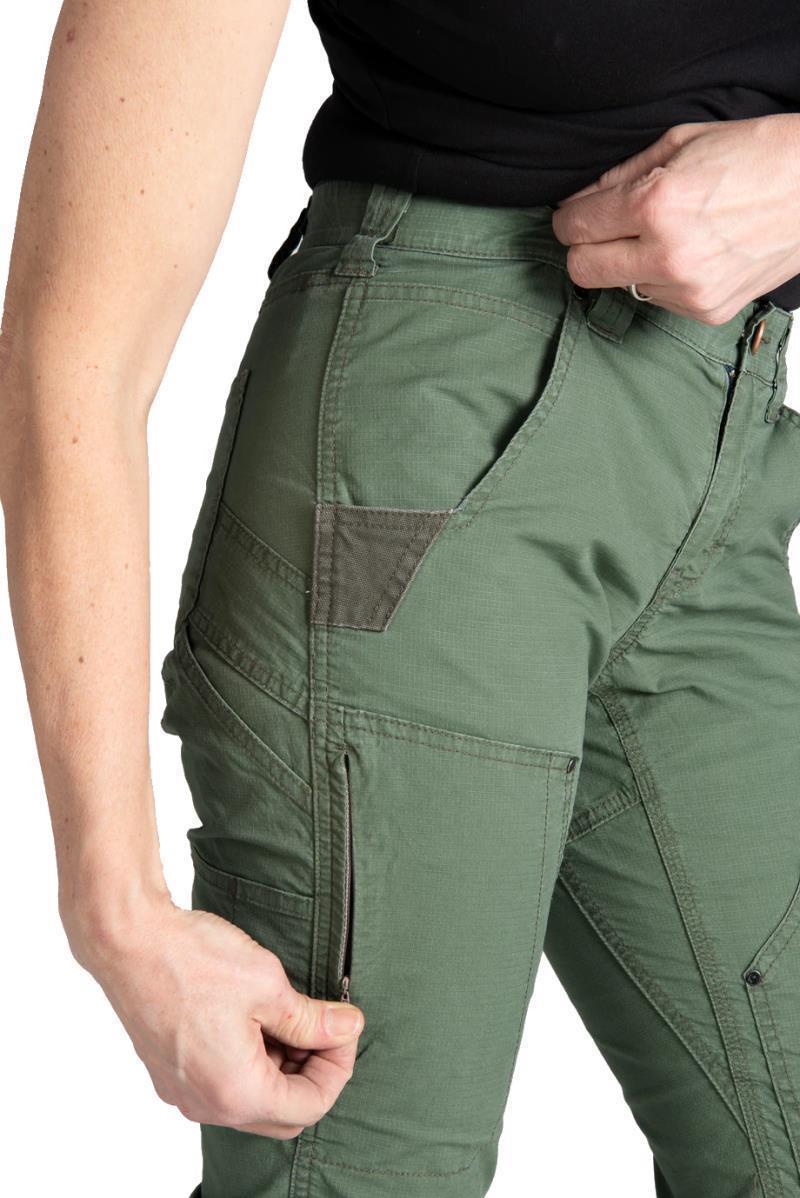 Britt X Ultralight Pants, 28" Inseam - Womens - Lichen Green Ripstop 5