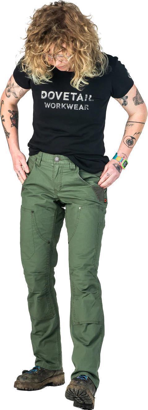 Britt X Ultralight Pants, 28" Inseam - Womens - Lichen Green Ripstop 6