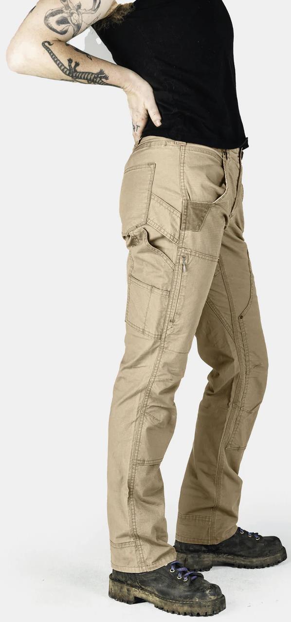 Britt X Ultralight Pants, 34" Inseam - Womens - Flax Ripstop 4