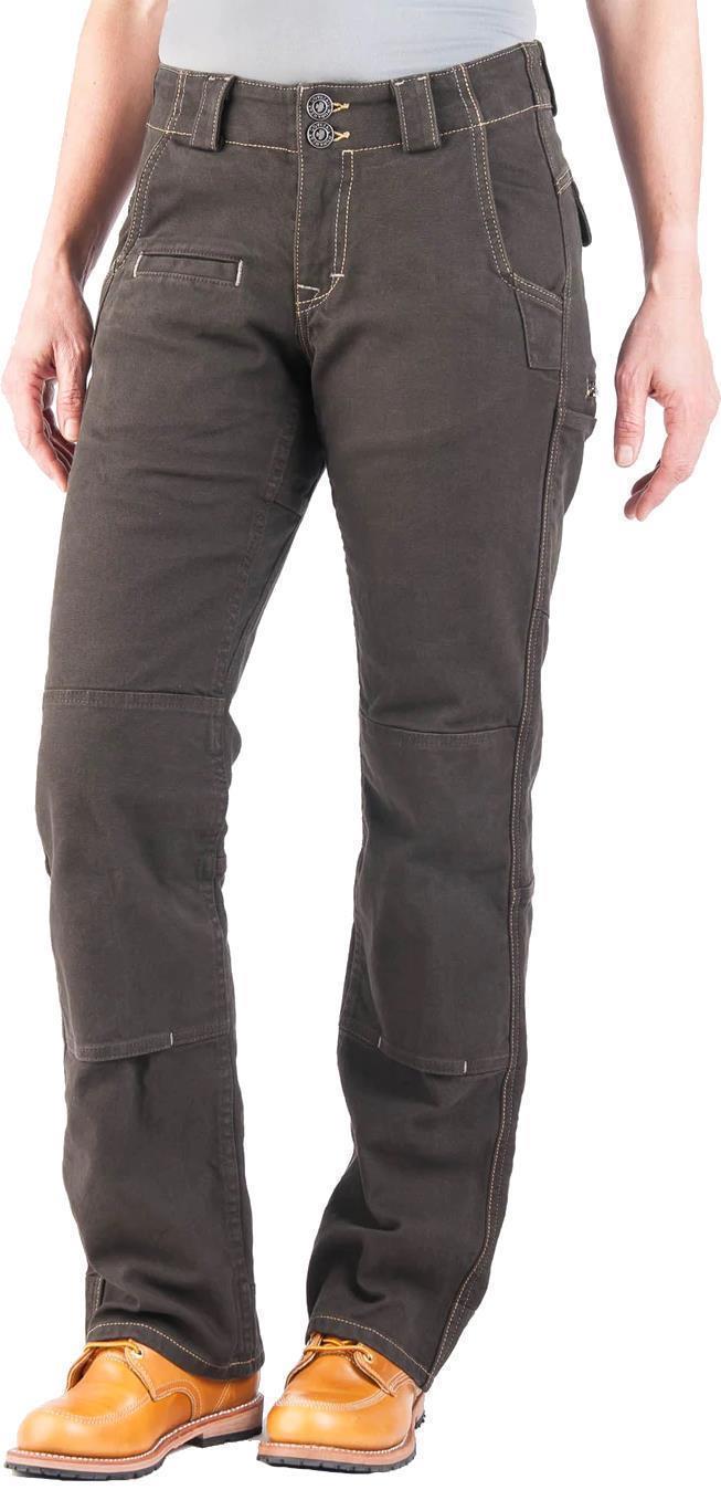 Day Construct Pants, Canvas, 30" Inseam - Womens - Dark Brown Canvas 1