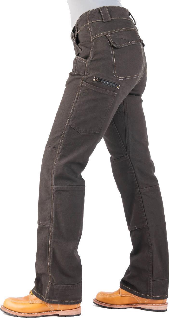 Day Construct Pants, Canvas, 30" Inseam - Womens - Dark Brown Canvas 4