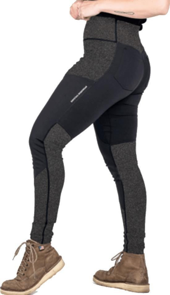 Field Utility Leggings - Womens - heather grey / black 1