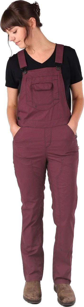 Freshley Overalls, 34" Inseam - Womens - elderberry canvas 1