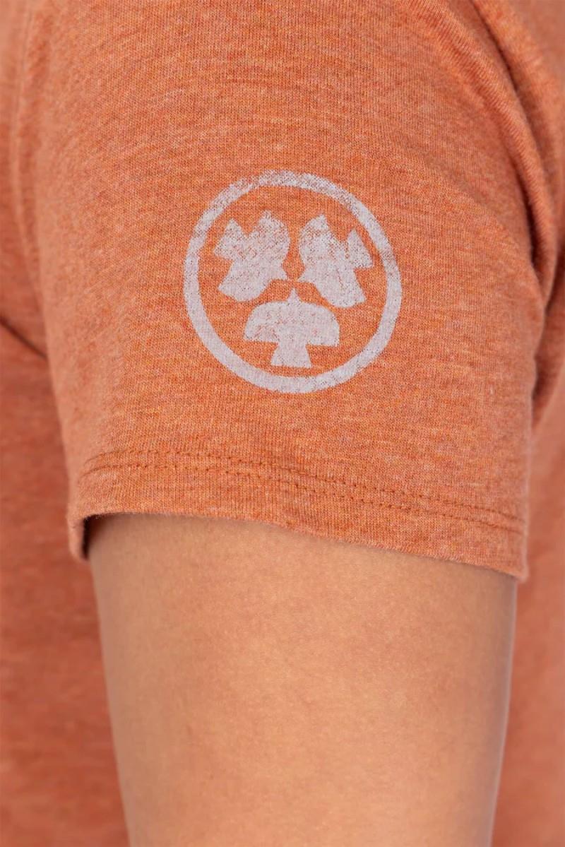Go-To Crew Neck Tee - Womens - faded paprika 1