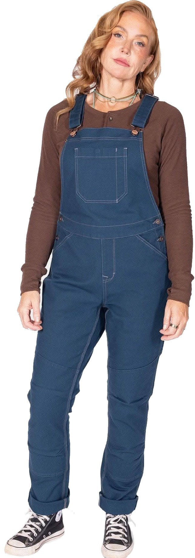 Go To Overalls, 32" Inseam - Womens - atlantic blue 1