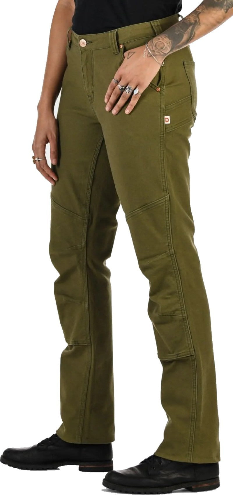 Go To Pants, 30" Inseam - Womens - kelp green 1
