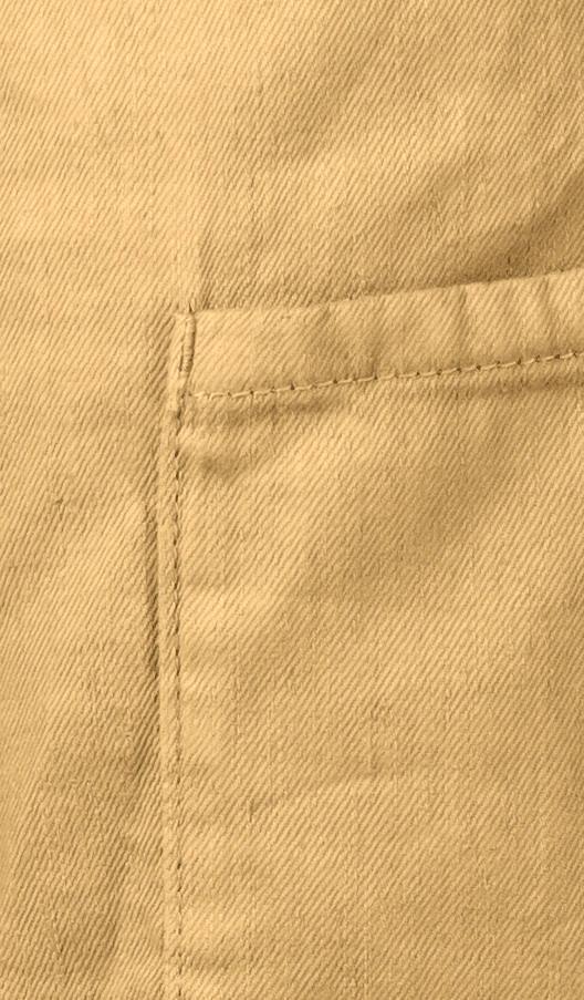 Hemp Utility Cropped - Womens - Ochre 2