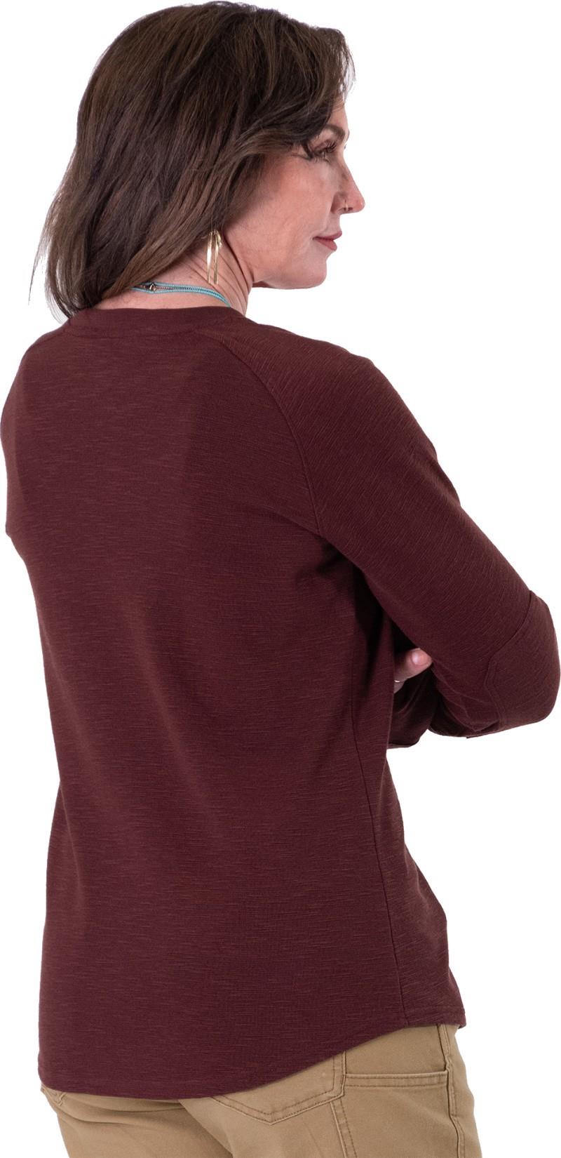 Honed Henley - Womens - elderberry 1