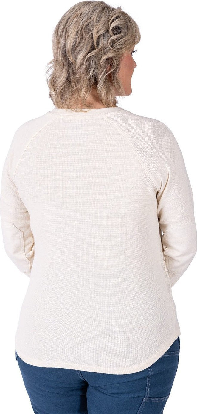 Honed Henley - Womens - oatmeal 1