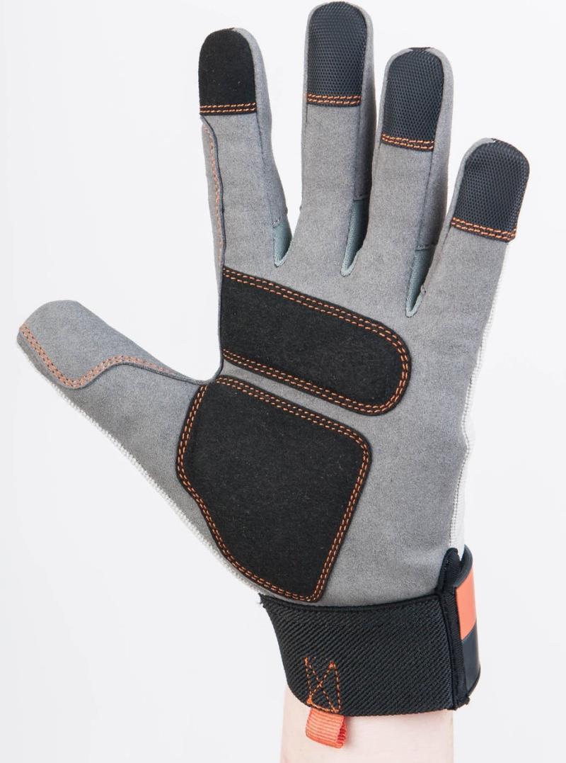 Multipurpose Work Gloves - Womens - Grey / Black / Paprika 3