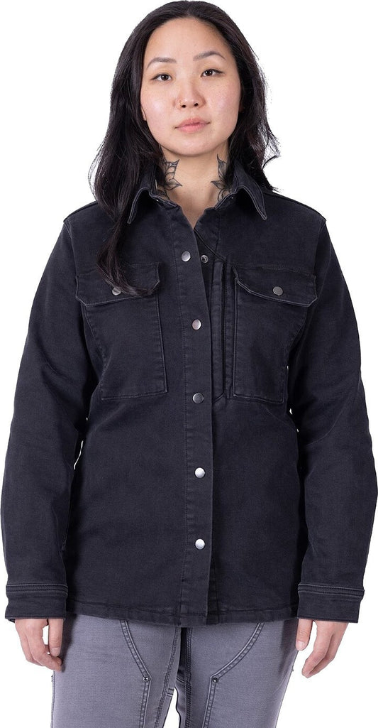 Oahe Hotswap Stretch Denim Work Jac - Womens - black 1