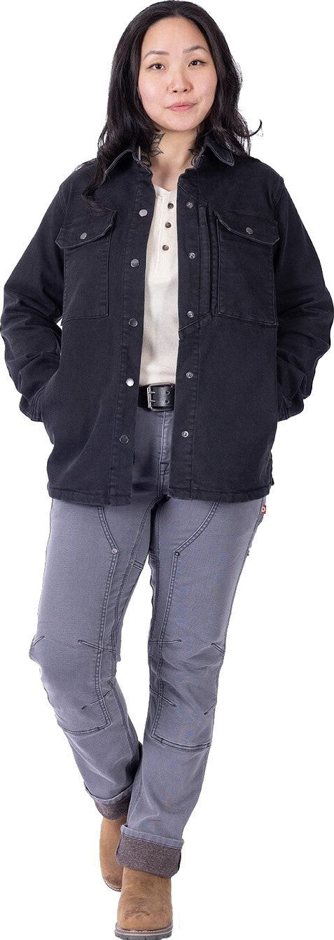Oahe Hotswap Stretch Denim Work Jac - Womens - black 1