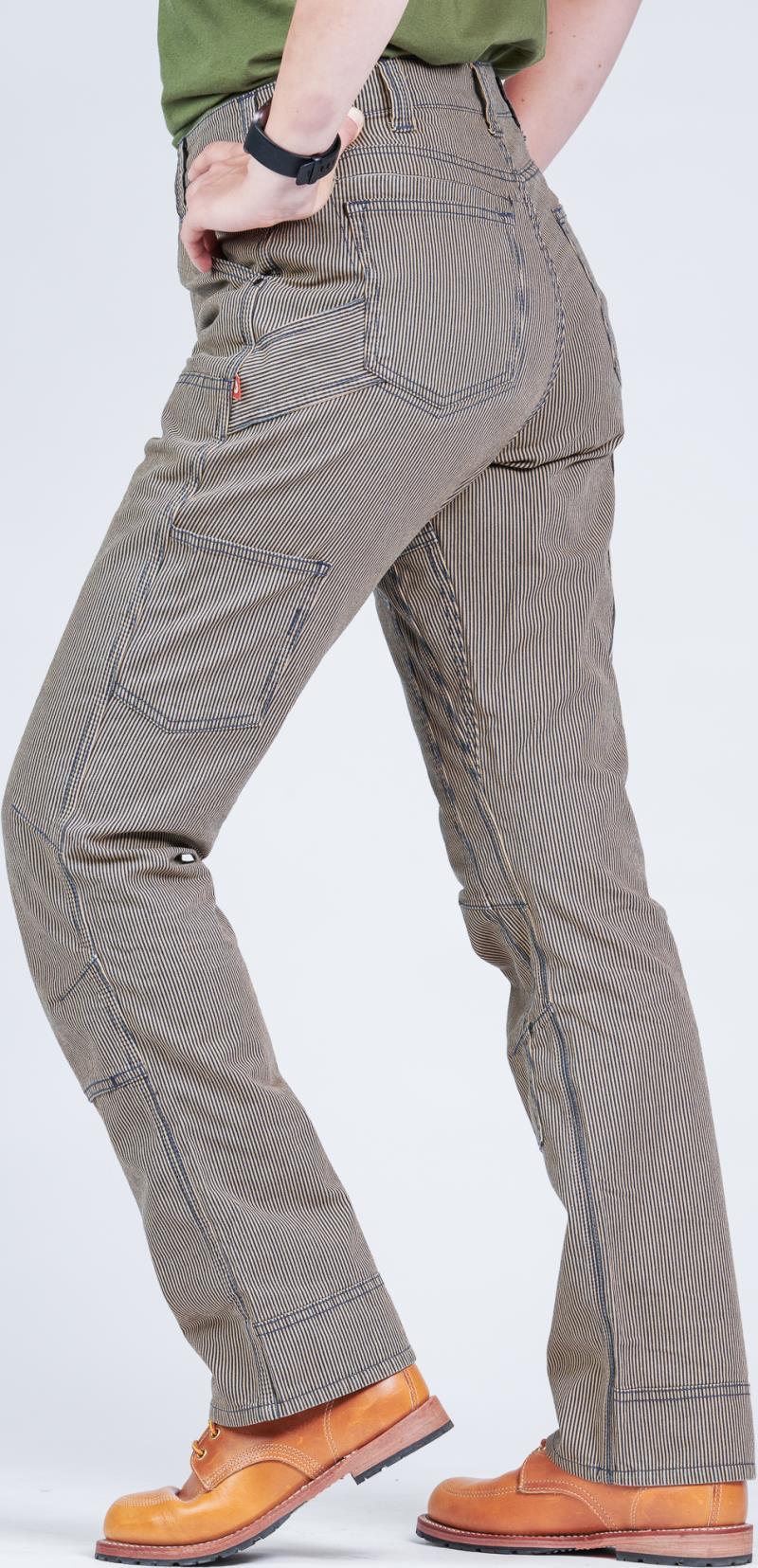 Old School High Rise Pants, 30" Inseam - Womens - Hickory Stripe 2