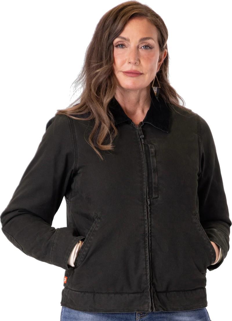 Old School Trucker Jacket - Womens - hammer down black 1