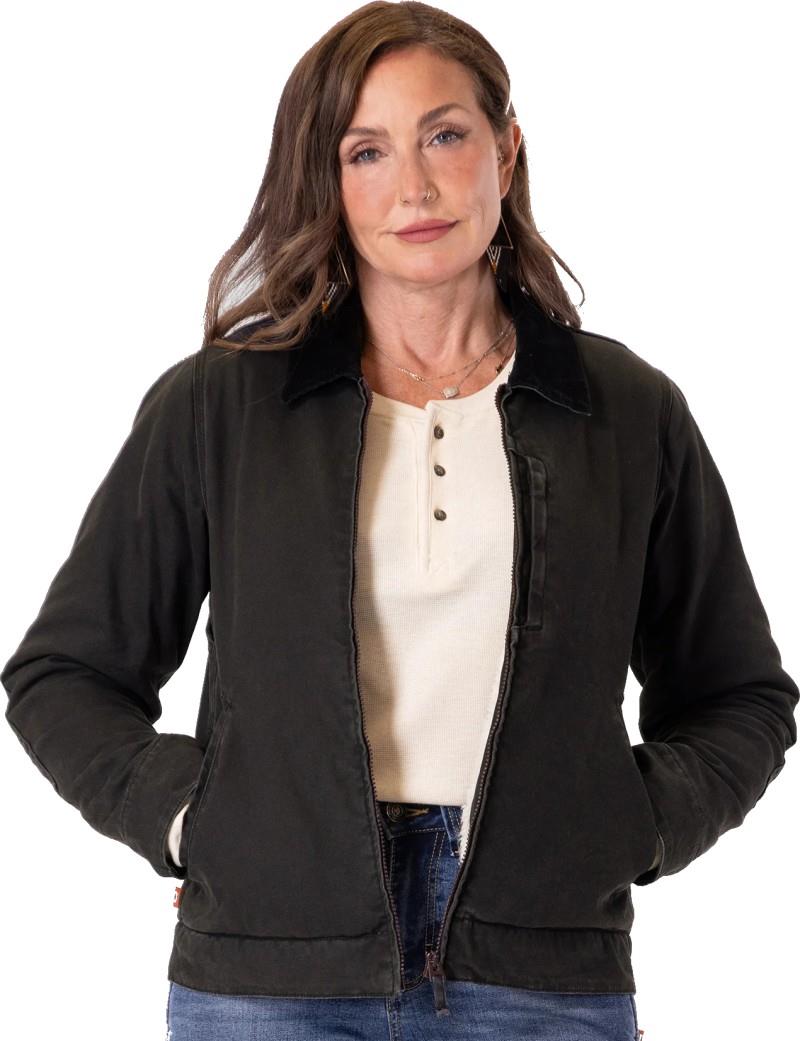 Old School Trucker Jacket - Womens - hammer down black 1