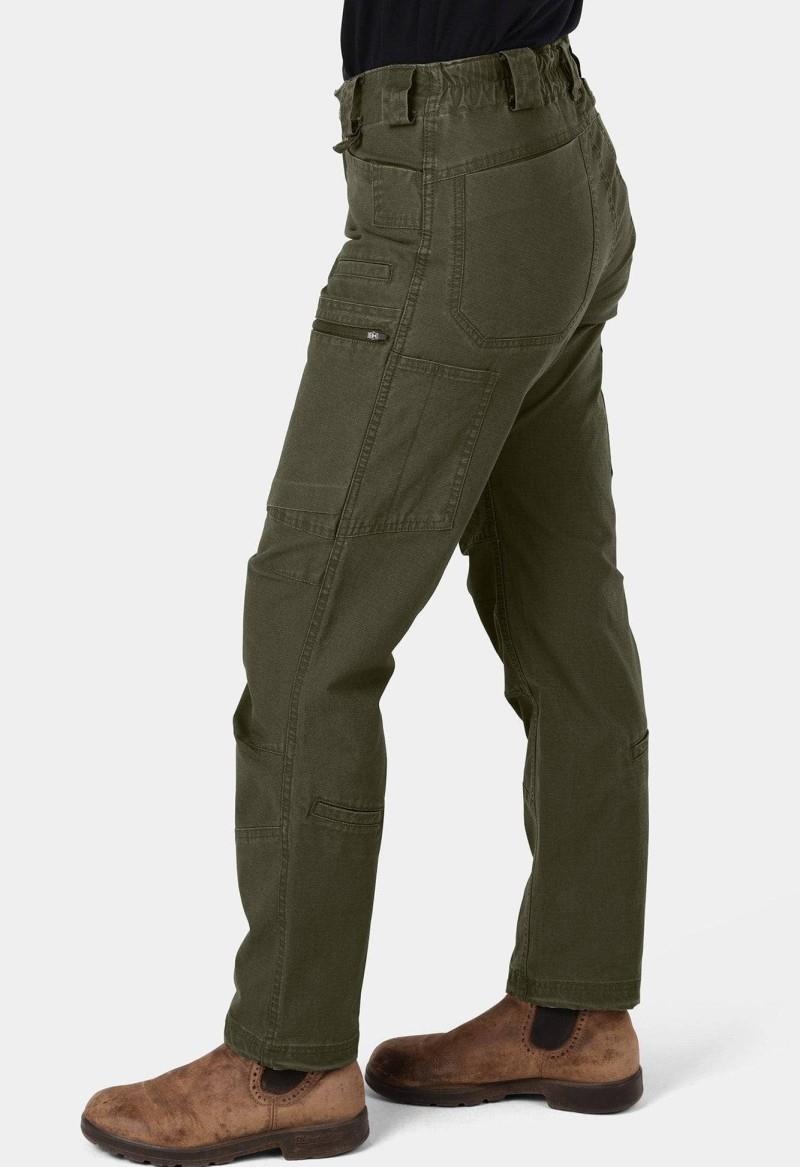 Provisions Cargo Pants, 32" Inseam - Womens - moss green 1