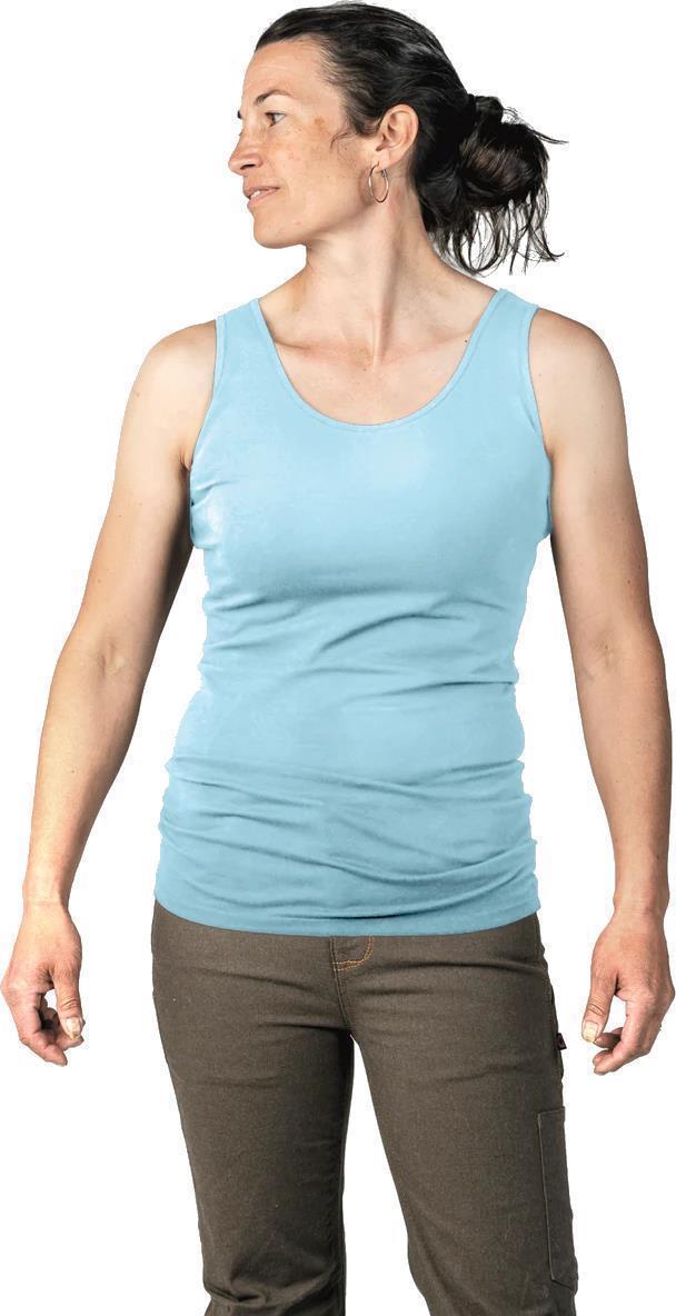 Solid Tank - Womens - Silver Blue 1