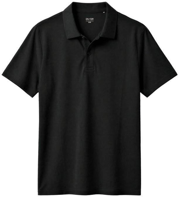 Air Flow Pique Bayfront Polo - Mens - black 1