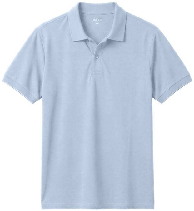 Air Flow Pique Bayfront Polo - Mens - surf blue 1