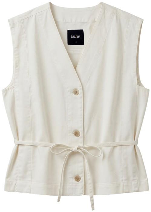 Deluxe Twill Lite Alta Top - Womens - white sand 1