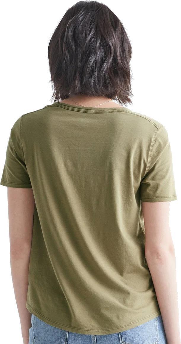 Dura-Soft Only V-Neck Tee - Womens - Olive 2