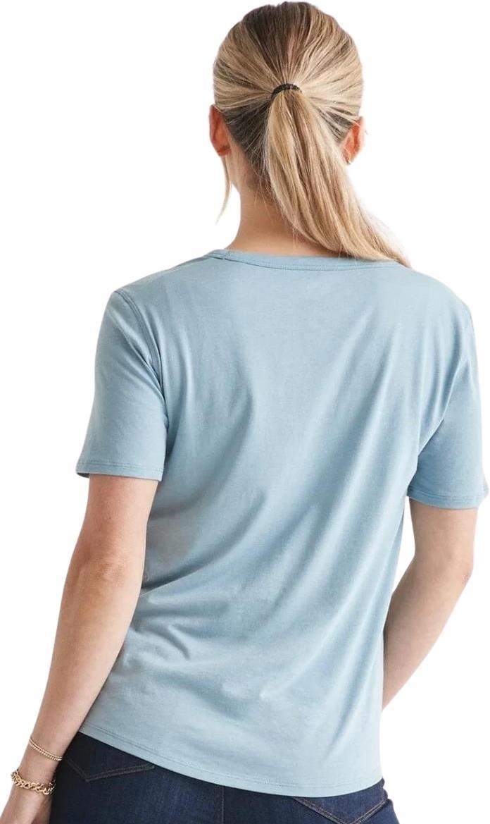 Dura-Soft Only V-Neck Tee - Womens - Pacific 2
