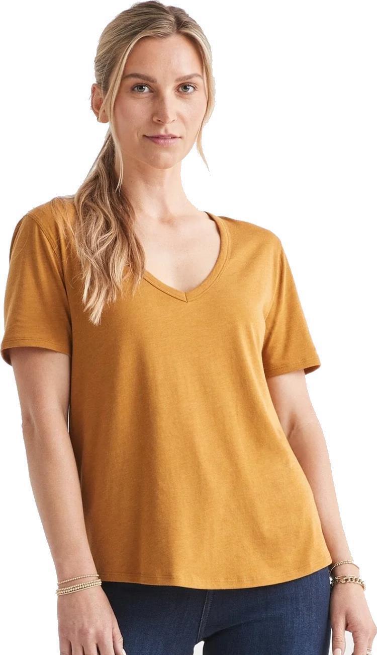 Dura-Soft Only V-Neck Tee - Womens - Sienna 1