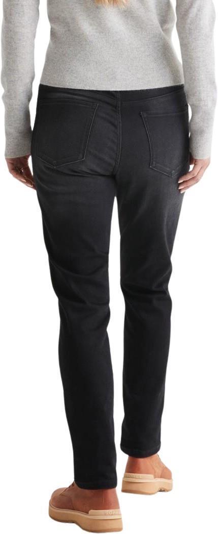 Fireside Denim Girlfriend Jeans, 30" Inseam - Womens - Washed Black 3