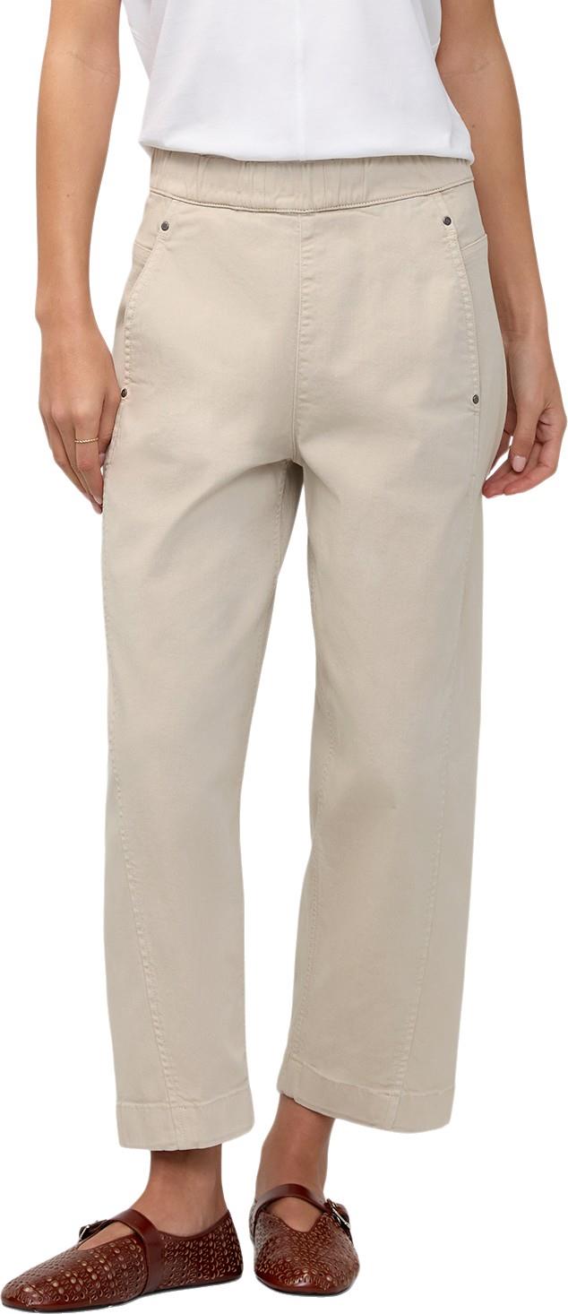 FlexTwill Barrel Pull-On Pants, 26" Inseam - Womens - sandstone 1
