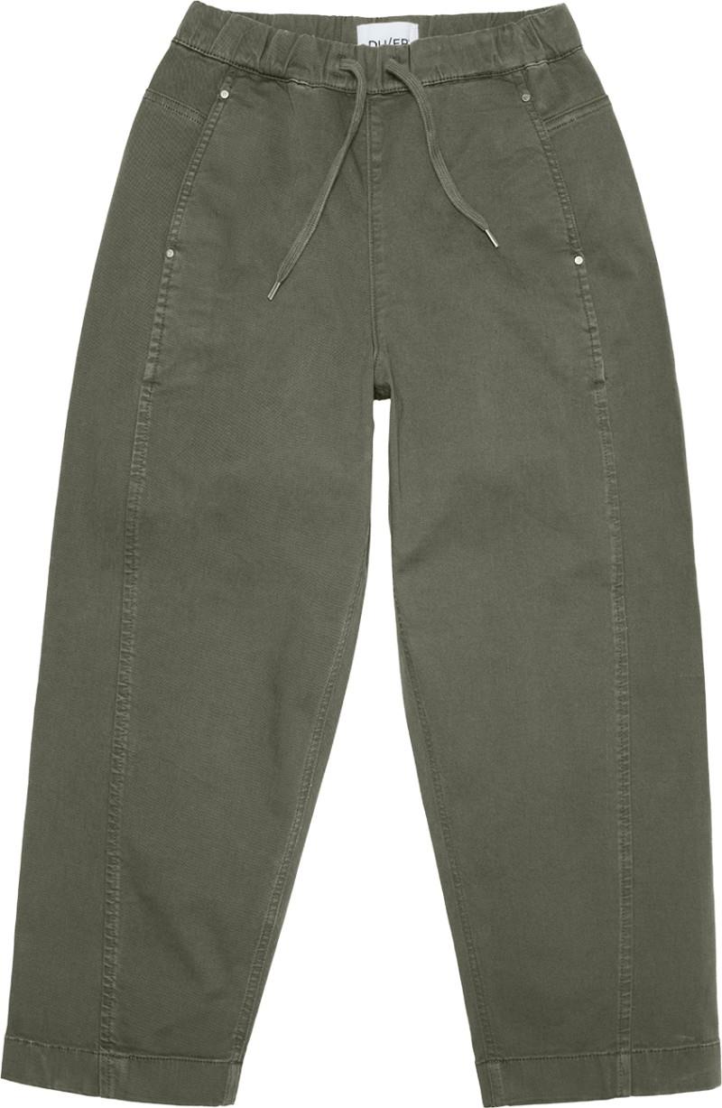 FlexTwill Barrel Pull-On Pants, 26" Inseam - Womens - thyme 1