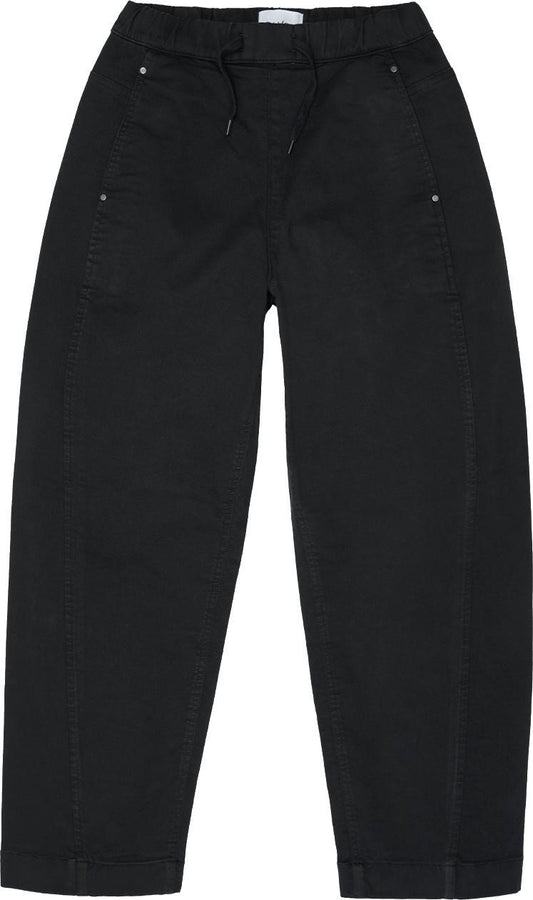 FlexTwill Barrel Pull-On Pants, 29" Inseam - Womens - black 1